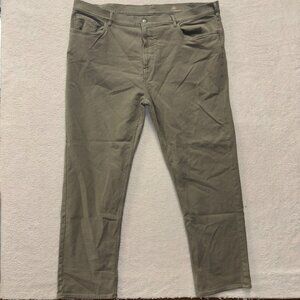 Faherty Pants Mens 46x32 Green Olive Pants Jean Chino Style Casual Preppy